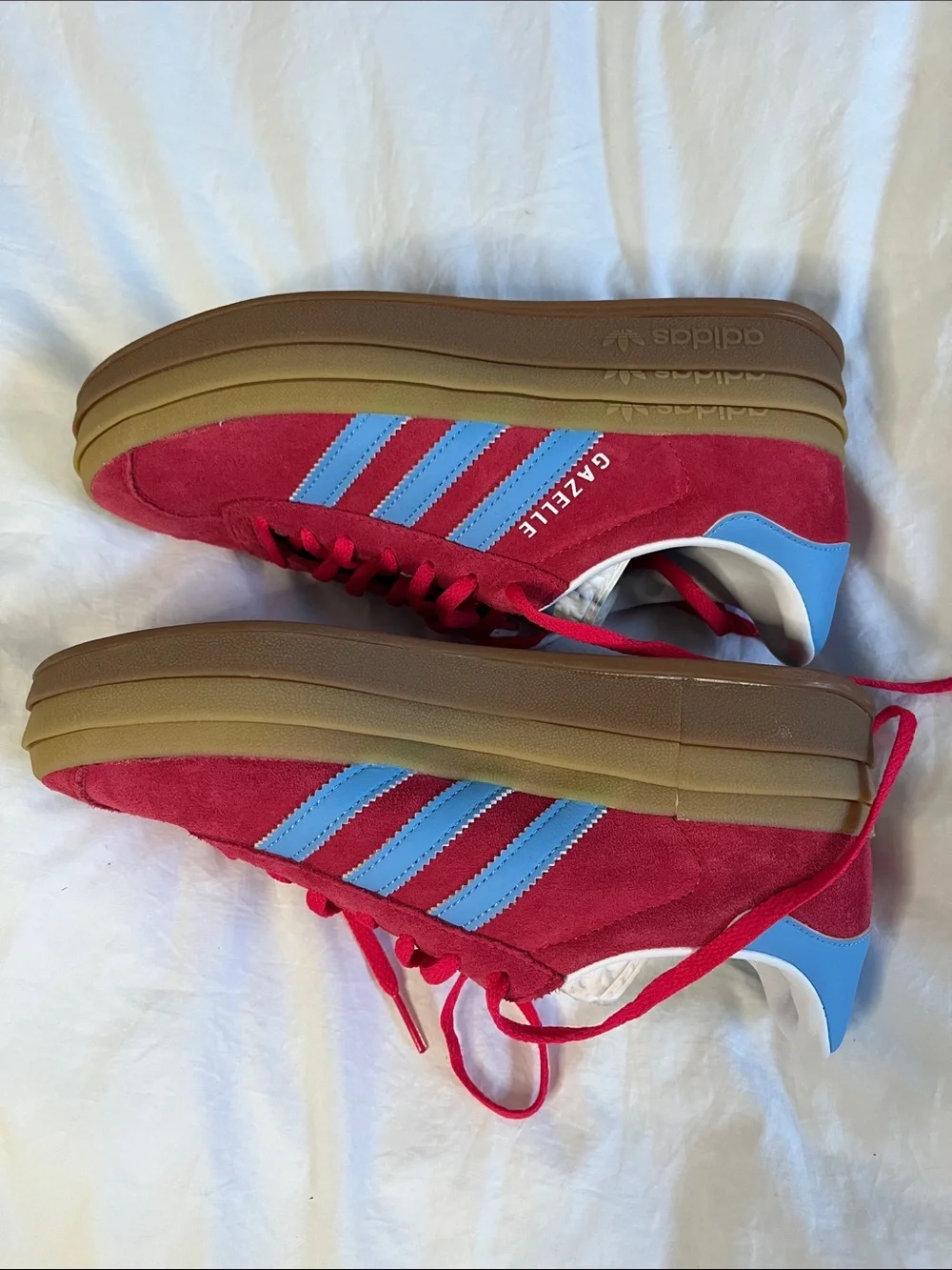 adidas Gazelle Bold Active Pink Blue Burst (Women's) size 7-7.5